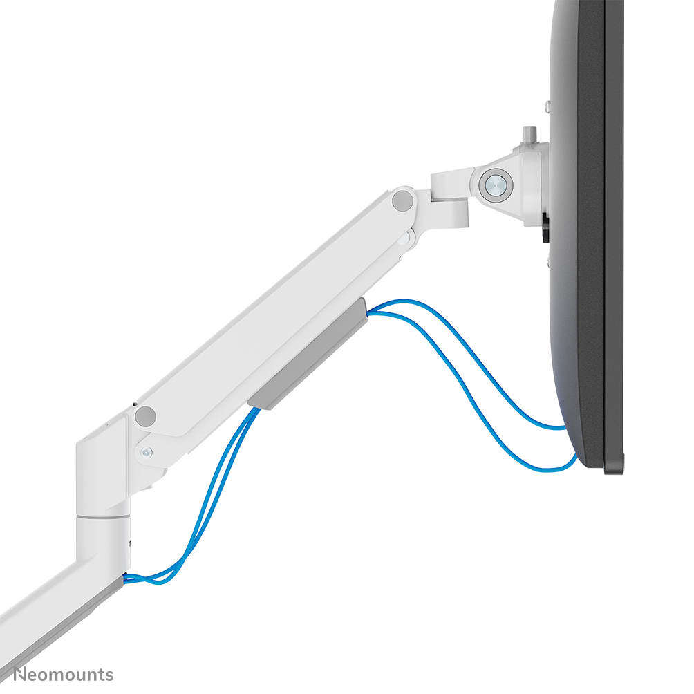 Neomounts DS70-250WH2 Brazo de monitor 17-32" - resorte de gas - Topfix - Tope-a-180°